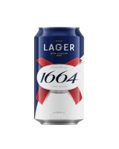 Kronenbourg 1664 Lager 5% 24x0,33 L - Bäst före 06.03.2025